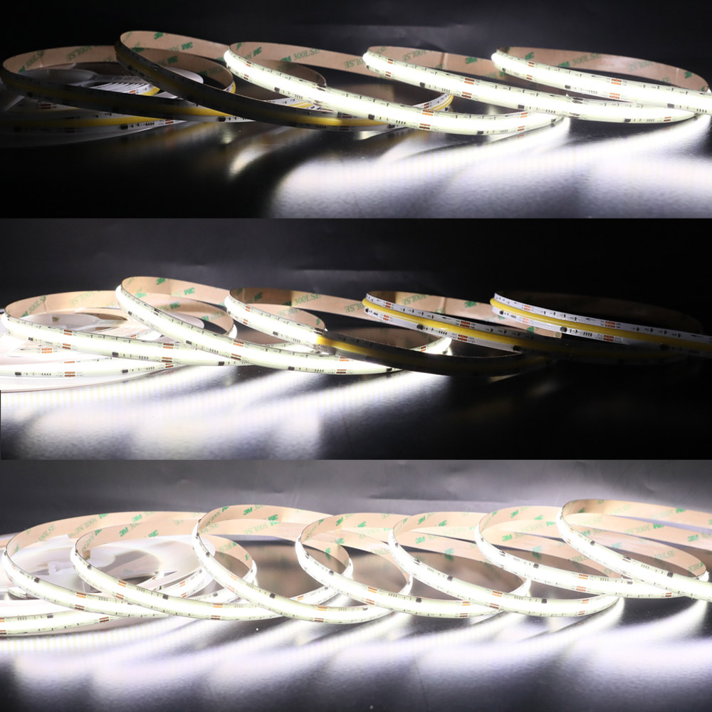 Running Water Addressable White COB LED Strip Light